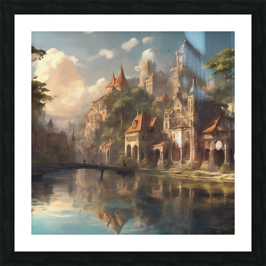 Sea Palace Picture Frame print