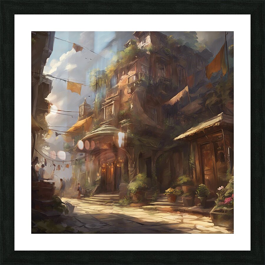 Desert Palace Picture Frame print