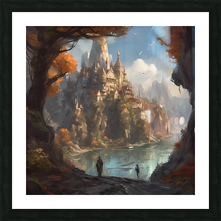 Sea Castle Picture Frame print