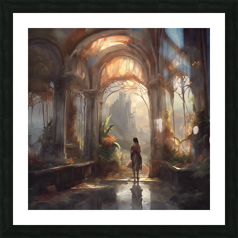 Silence panel Picture Frame print