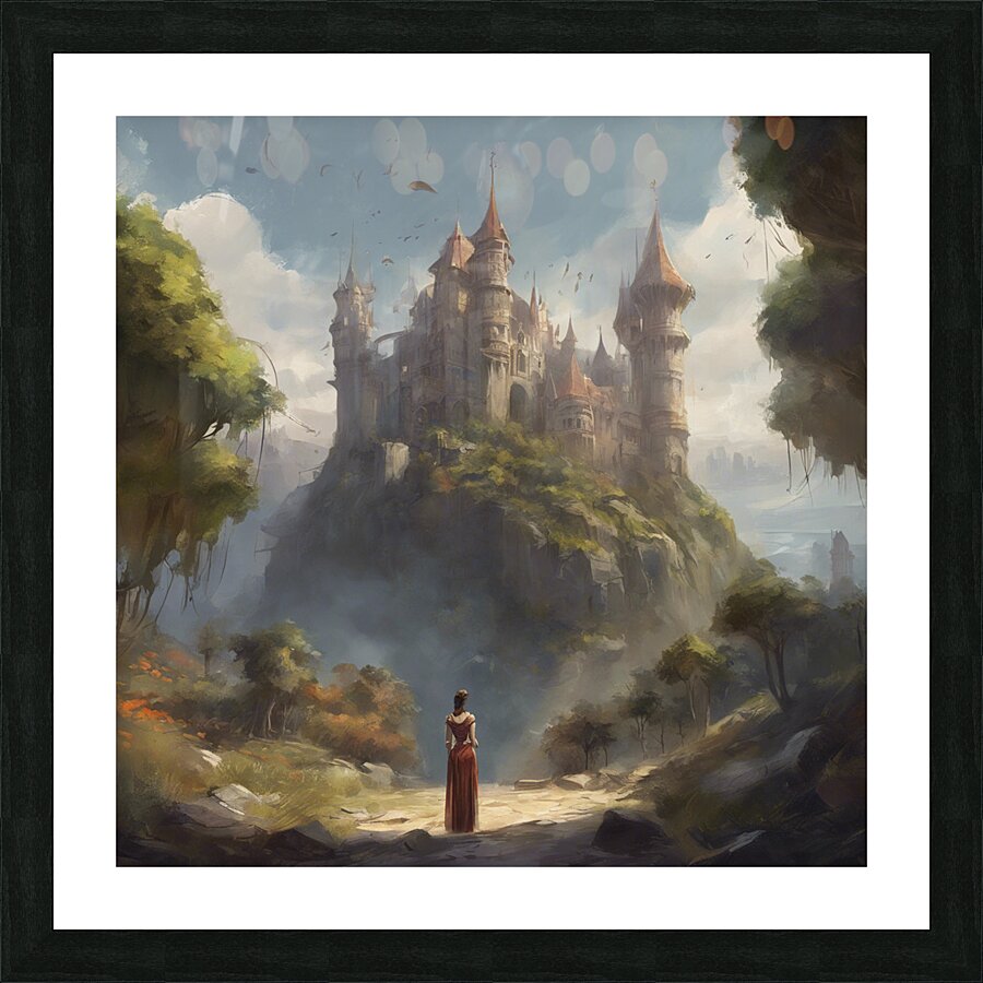 Palace Mountain Picture Frame print