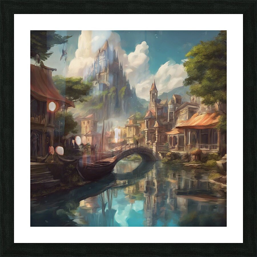 beauty City Picture Frame print