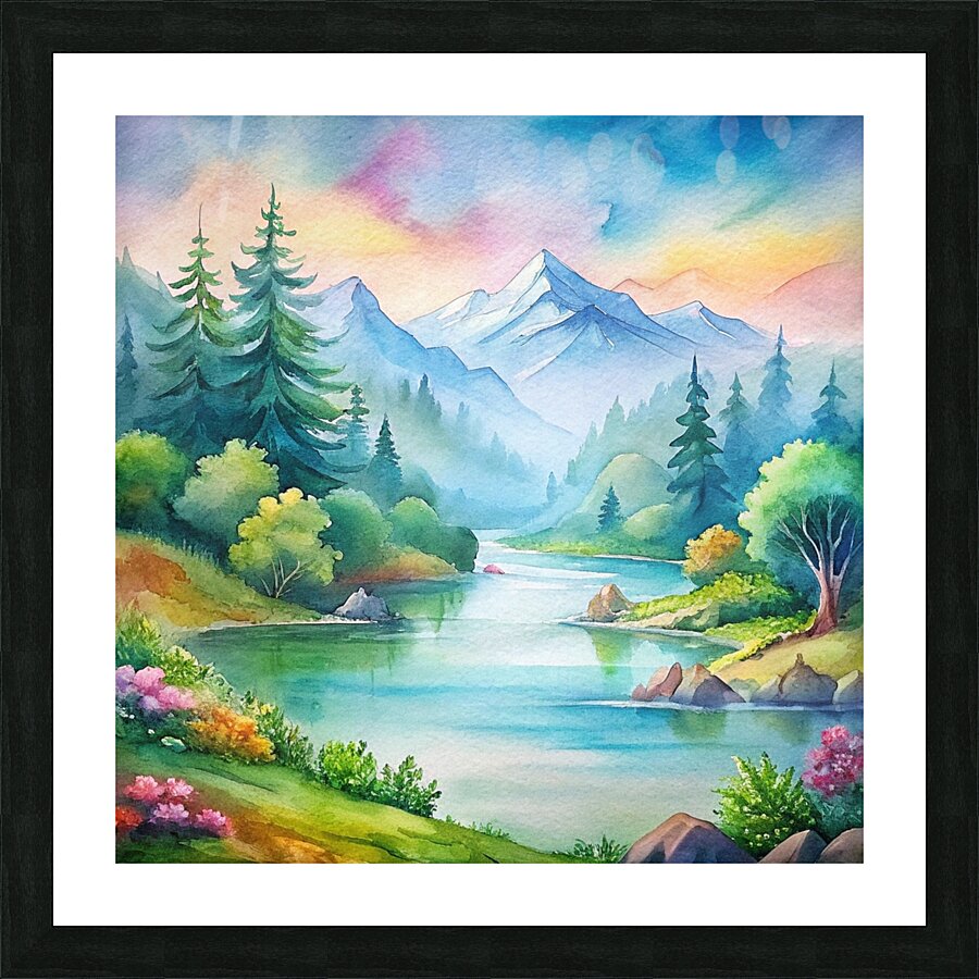 scenic nature Picture Frame print