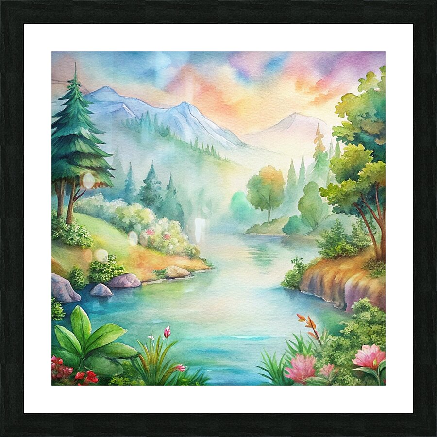 Nature Park Picture Frame print