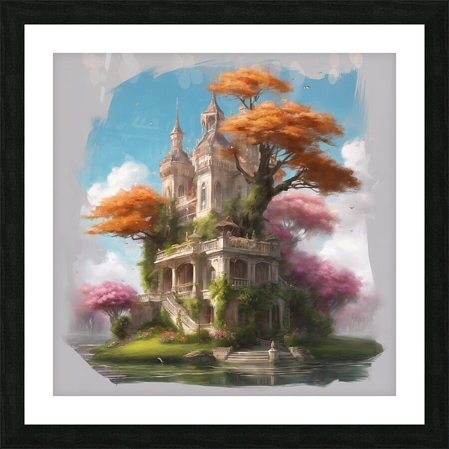 Fairytale Castle Picture Frame print