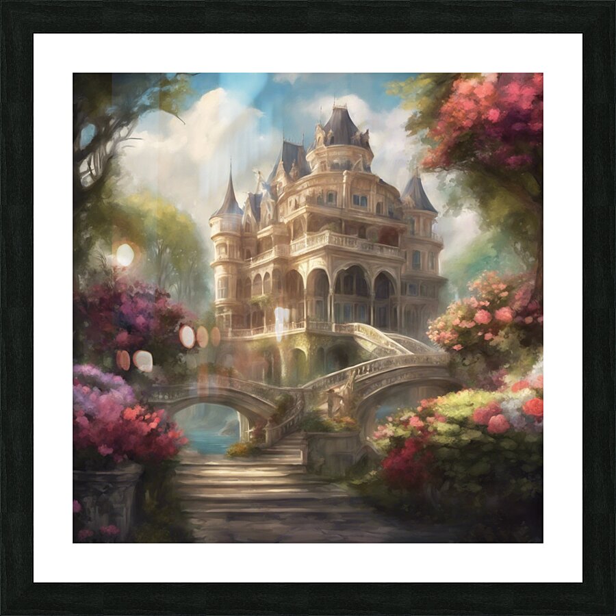 Fairytale Castle Picture Frame print