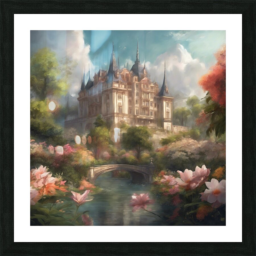 Fairytale Castle Picture Frame print