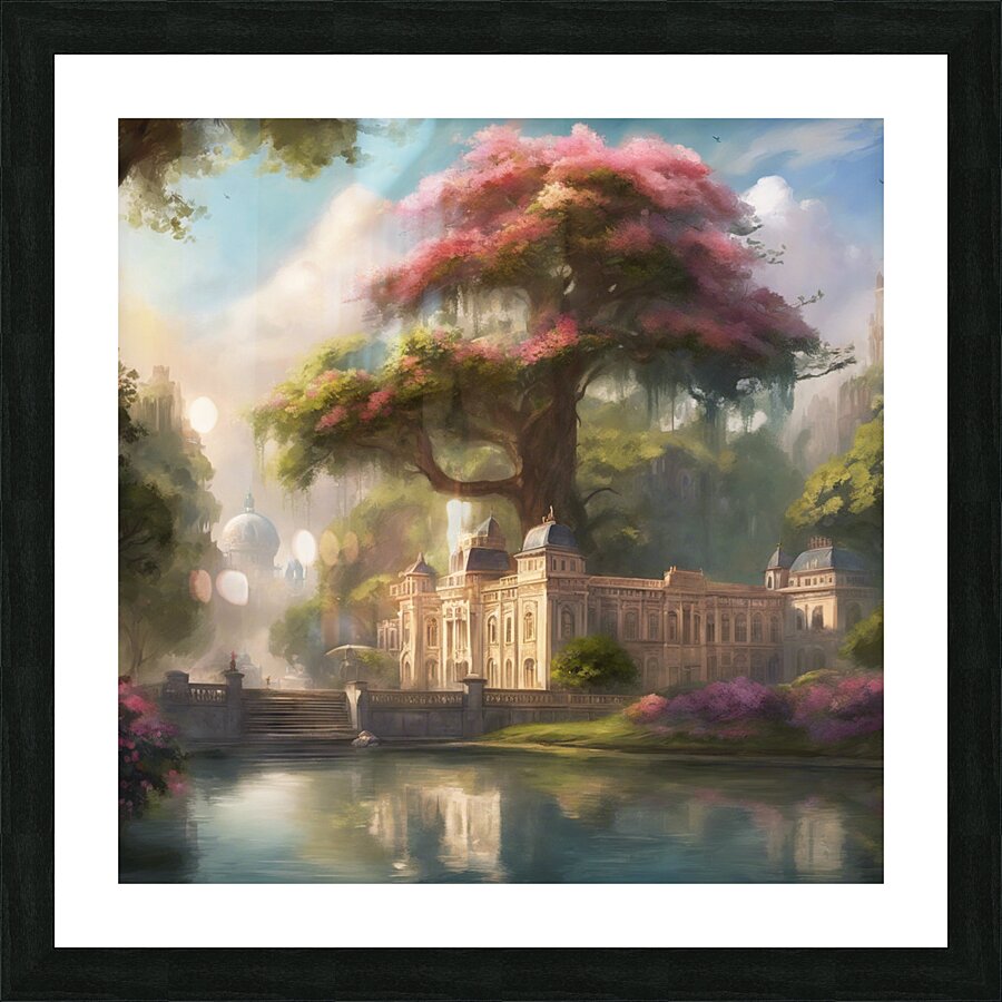 Palace of imagination and beauty Picture Frame print