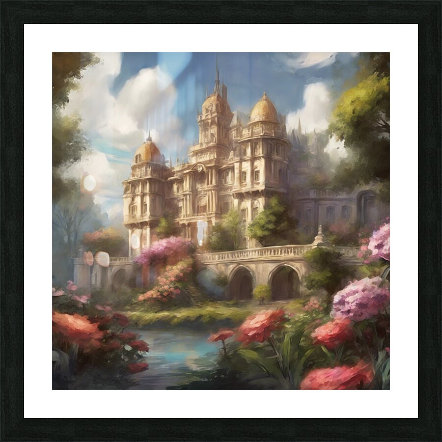 A palace of tranquility and beauty Picture Frame print