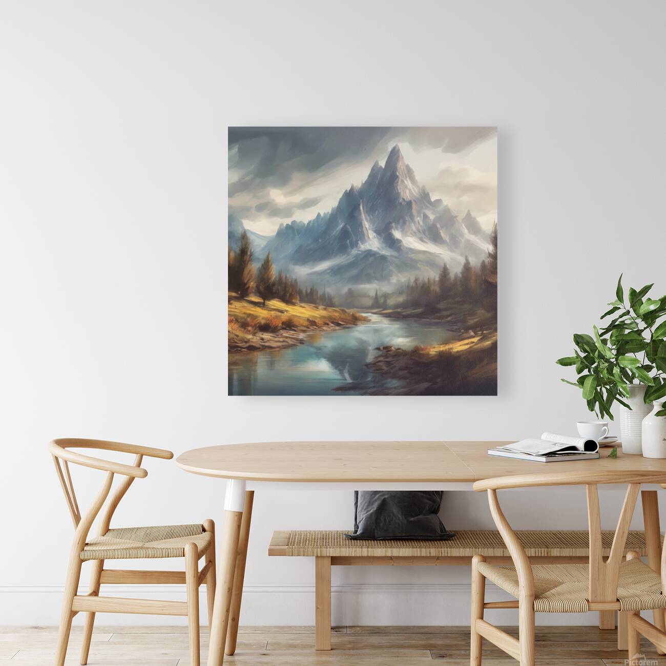 Mountain river Reproduction