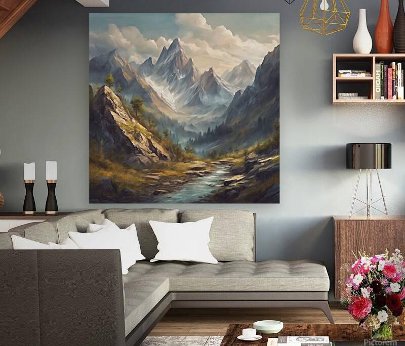 alps mountains Reproduction