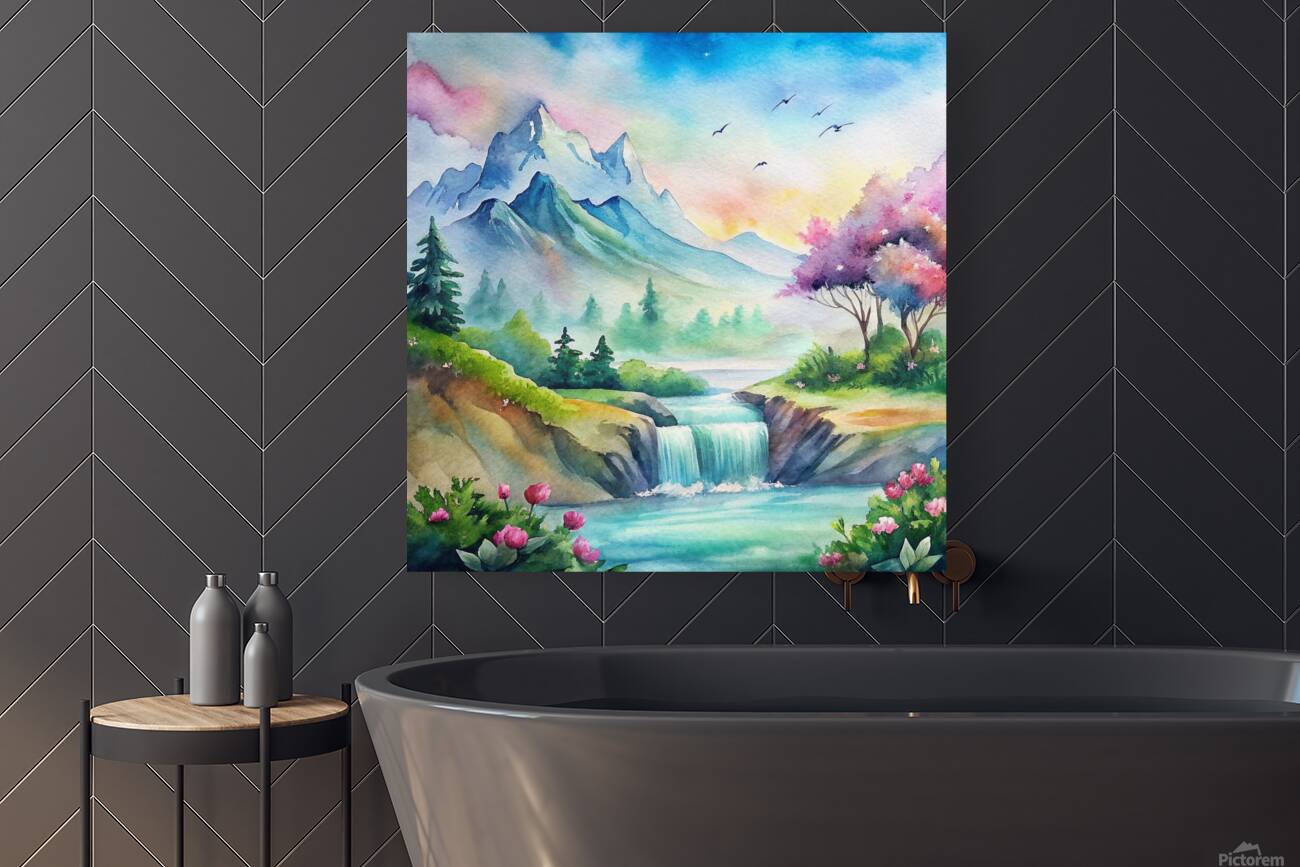 beautiful scenery Reproduction