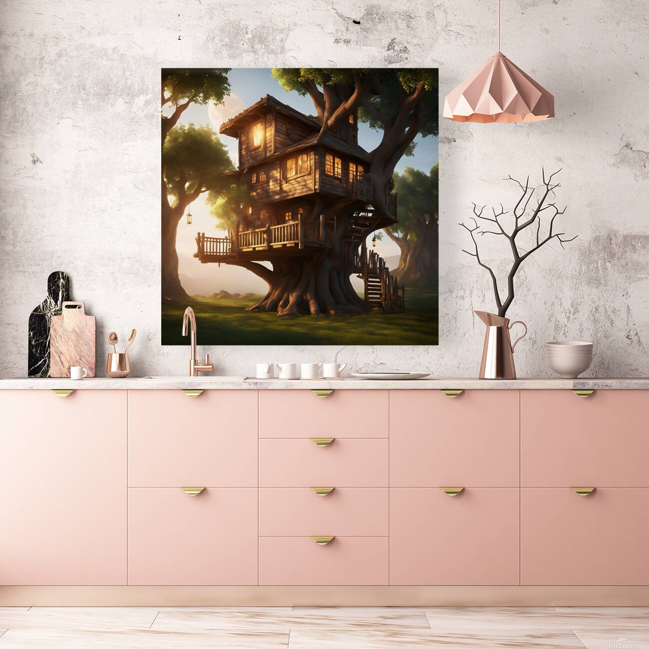 beautiful house Reproduction