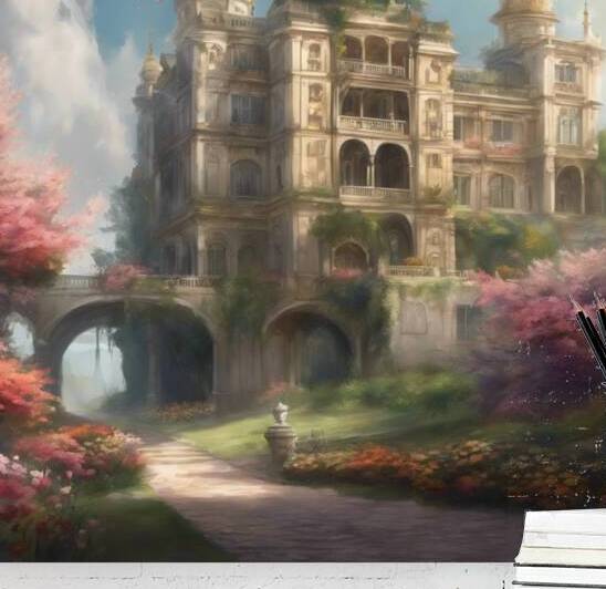 Palace tower by International paintings