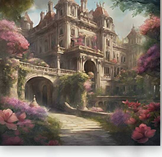 Palace of happiness by International paintings