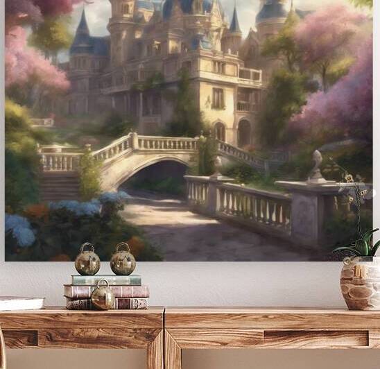 Palace of natural beauty by International paintings