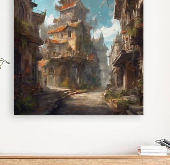 Desert city Reproduction