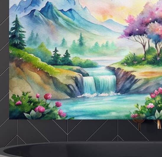 beautiful scenery Reproduction