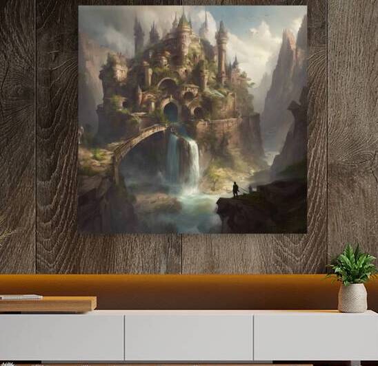 Fantasy Castle by International paintings