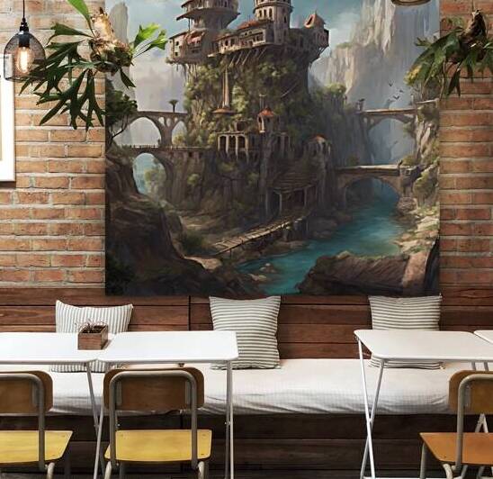 Fantasy Castle by International paintings