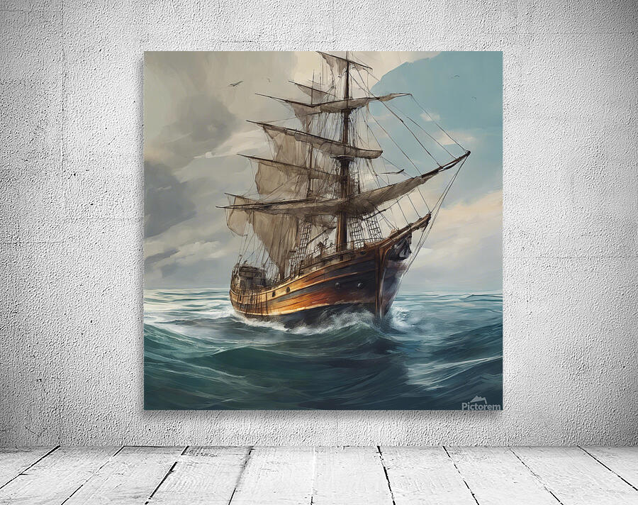 Sea ship Wall Preview