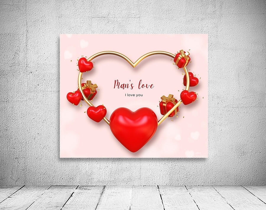 Heart gift Wall Preview