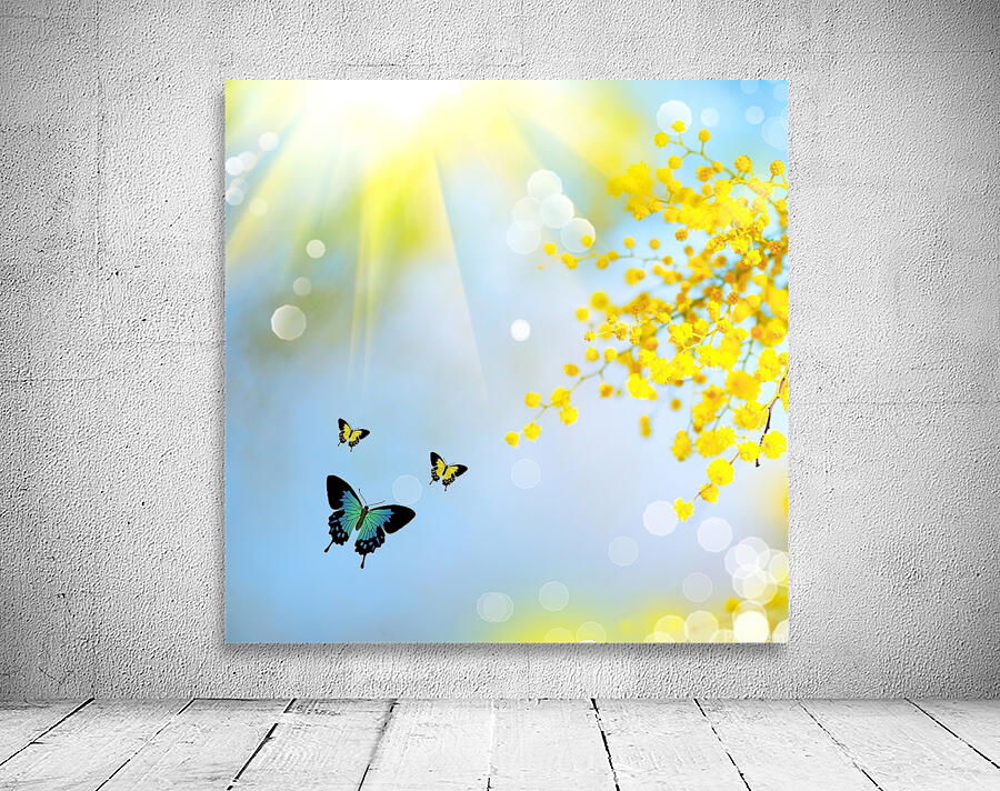 Spring butterfly Wall Preview