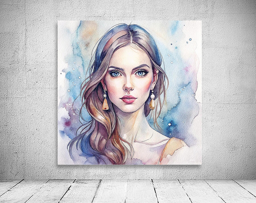 Beautiful lady. Wall Preview