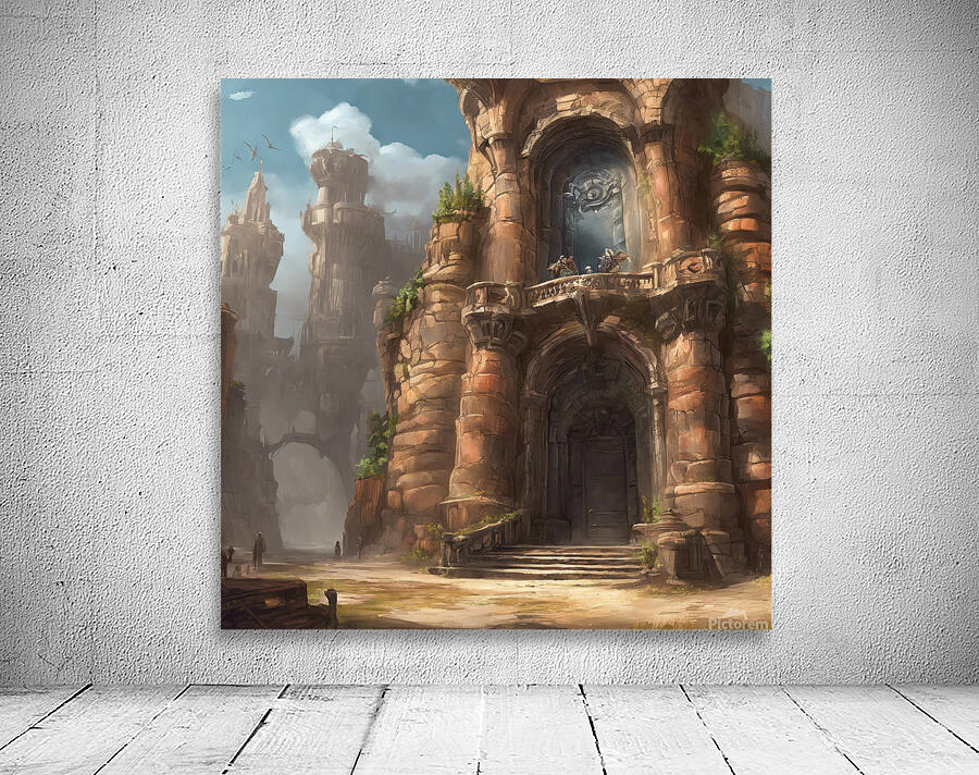 Fantasy Castle Wall Preview
