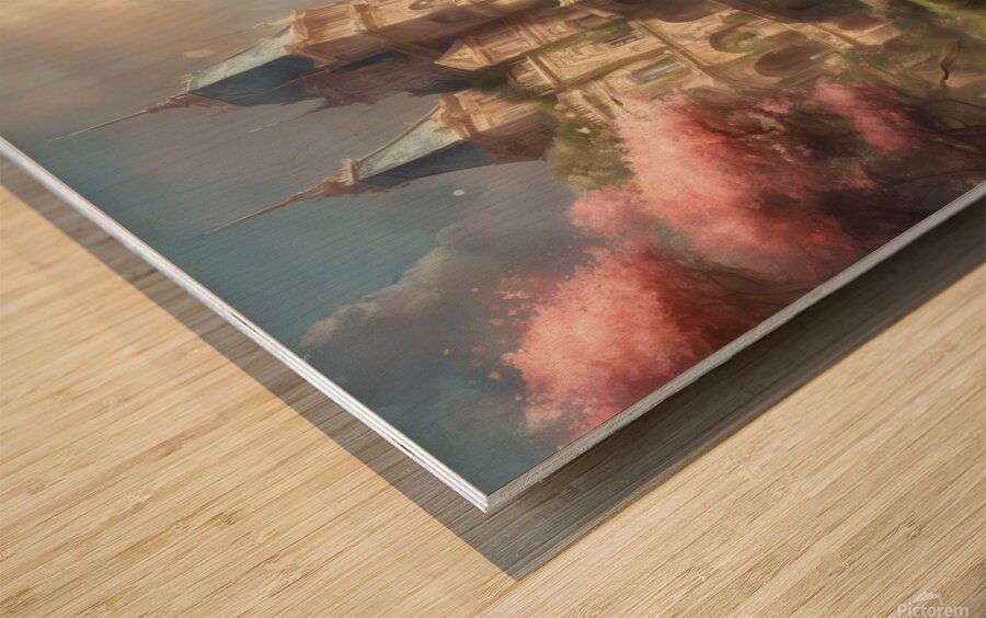 Palace of happiness Wood print