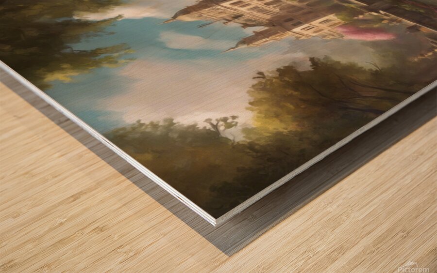 Palace of happiness Wood print