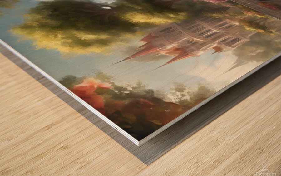 Palace trip Wood print