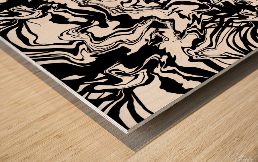 Decorative panel Wood print