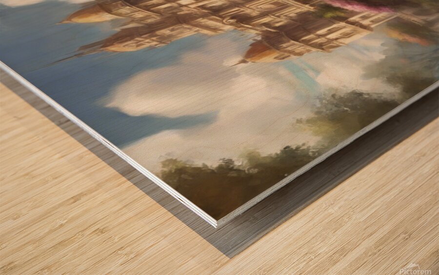 A palace of tranquility and beauty Wood print