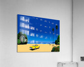 Hiroshi Nagai - Summer Yellow Car Acrylic Print