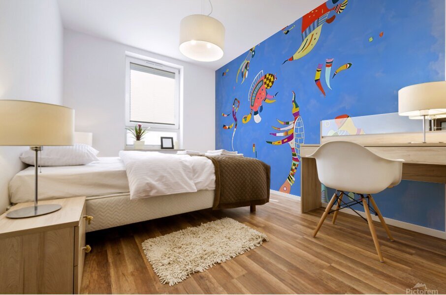 Wassily Kandinsky - Sky Blue 1940 Mural print