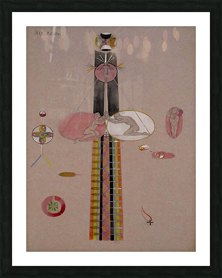 Hilma af Klint - The Tree Of Knowledge No . 7B   Picture Frame print