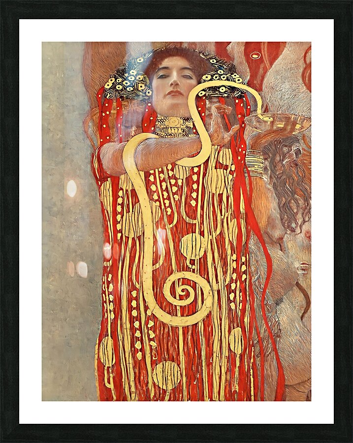 Gustav Klimt - Hygieia Medicine Picture Frame print