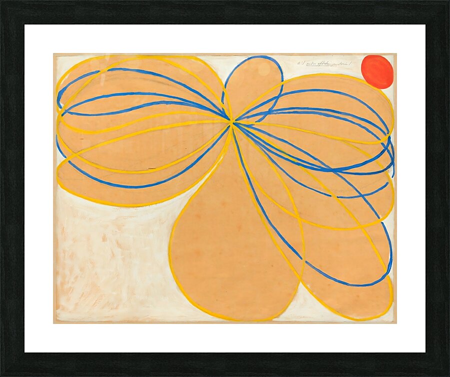 Hilma af Klint - The Seven-Pointed Star No. 1 Picture Frame print
