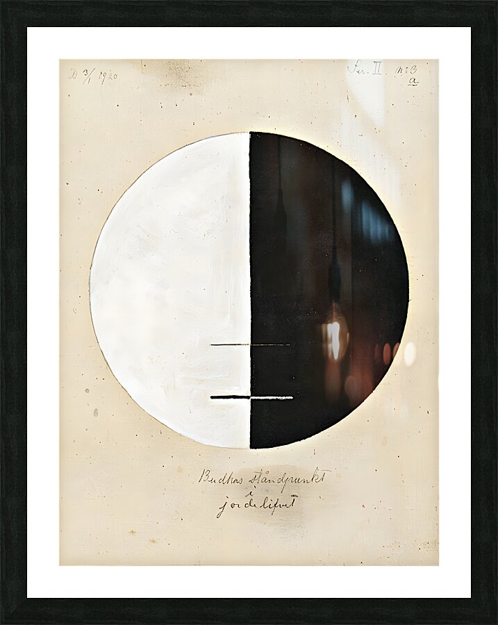 Hilma af Klint - Buddhas Standpoint in the Earthly Life 1920 Picture Frame print