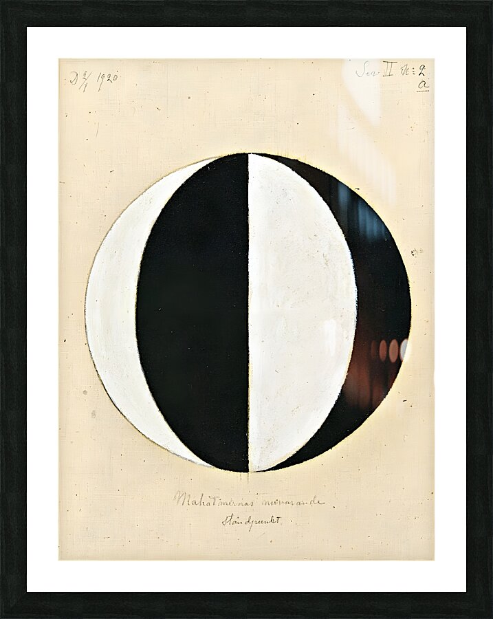 Hilma Af Klint - The Mahatmas Present Standing Point Series II No. 2a 1920 Picture Frame print