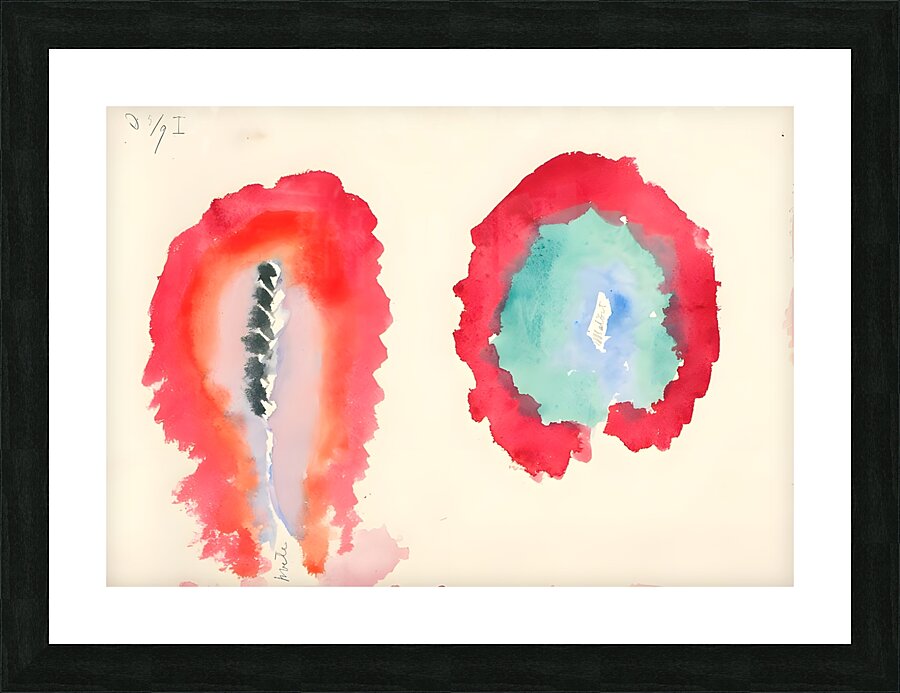 Hilma af Klint -  Wheat and Wormwood 1922  Picture Frame print