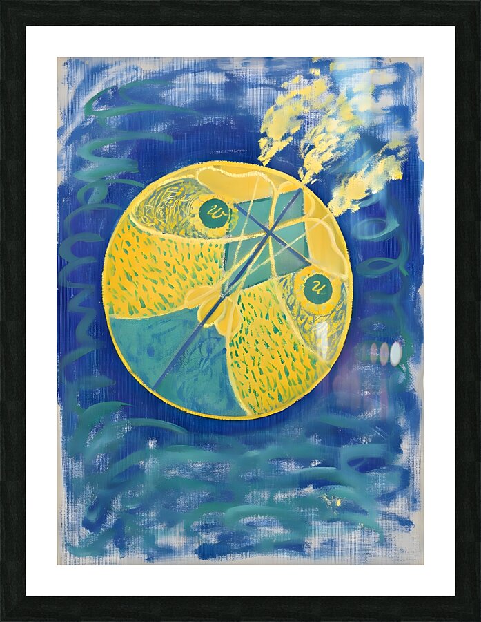 Hilma af Klint - Primordial Chaos No. 7 Group I 1906-1907 Picture Frame print