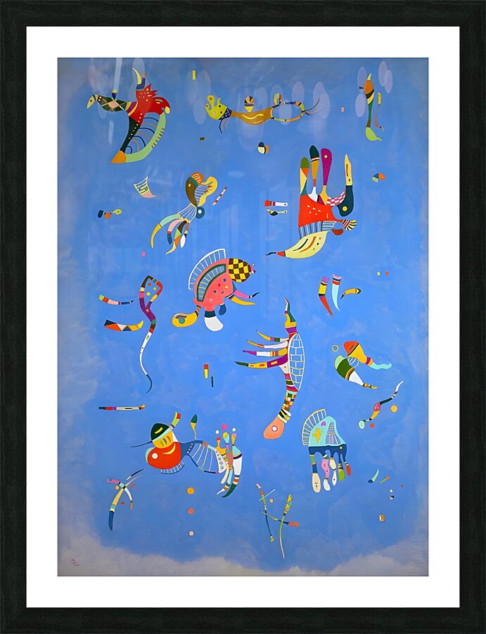 Wassily Kandinsky - Sky Blue 1940 Picture Frame print