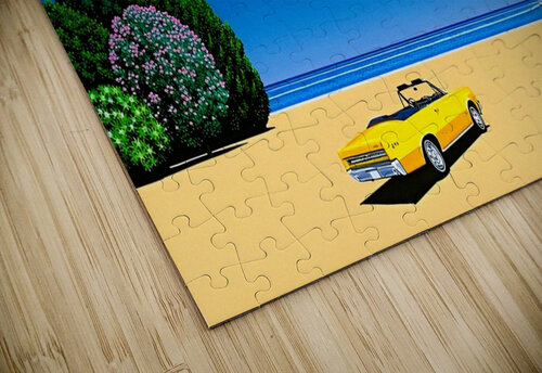 Hiroshi Nagai - Summer Yellow Car Vivanne puzzle