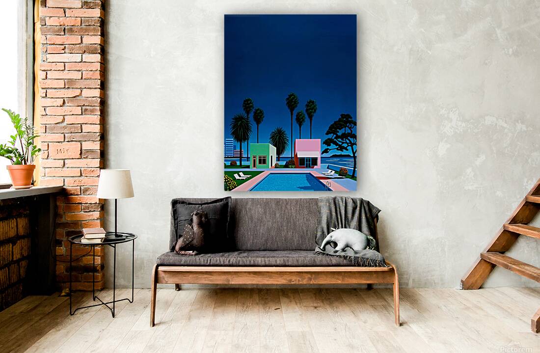 Hiroshi Nagai - City Pop  Vaporwave Aesthetic Art Reproduction
