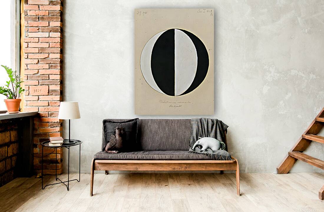 Hilma Af Klint - The Mahatmas Present Standing Point Series II No. 2a 1920 Reproduction