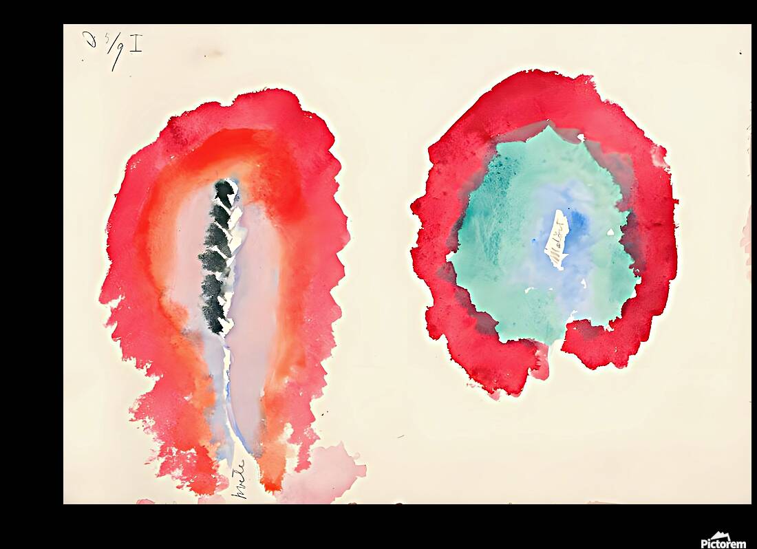 Hilma af Klint -  Wheat and Wormwood 1922  Reproduction