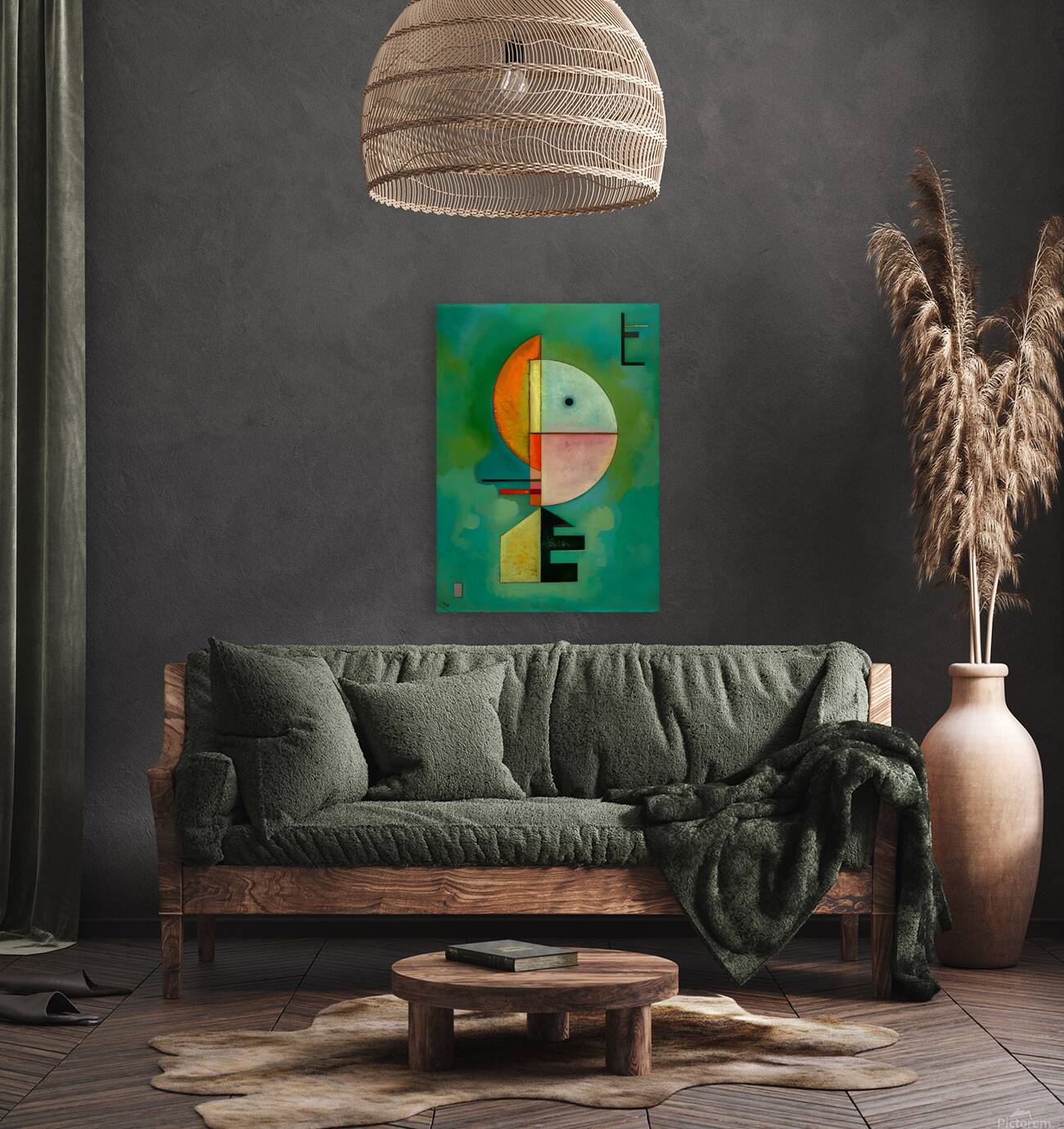 Wassily Kandinsky - Upward 1929  Reproduction