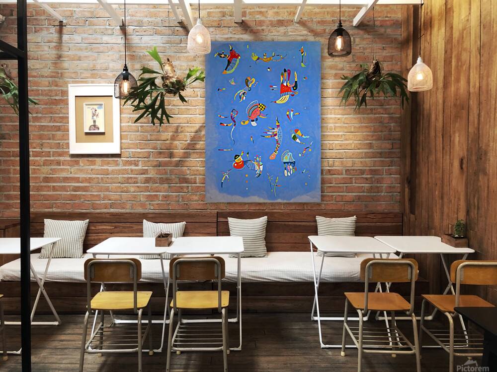 Wassily Kandinsky - Sky Blue 1940 Reproduction